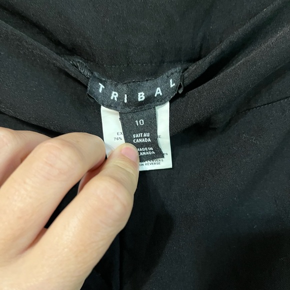 EUC black Tribal trousers size 10 - Picture 4 of 7